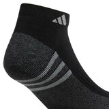アディダス メンズ ローカットソックス 6足組 ブラック 25.0-28.0 cm