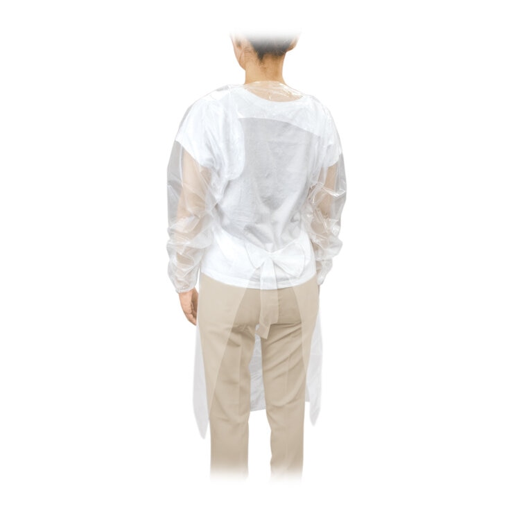 プラスハート　使い捨て介護用エプロン５枚入り