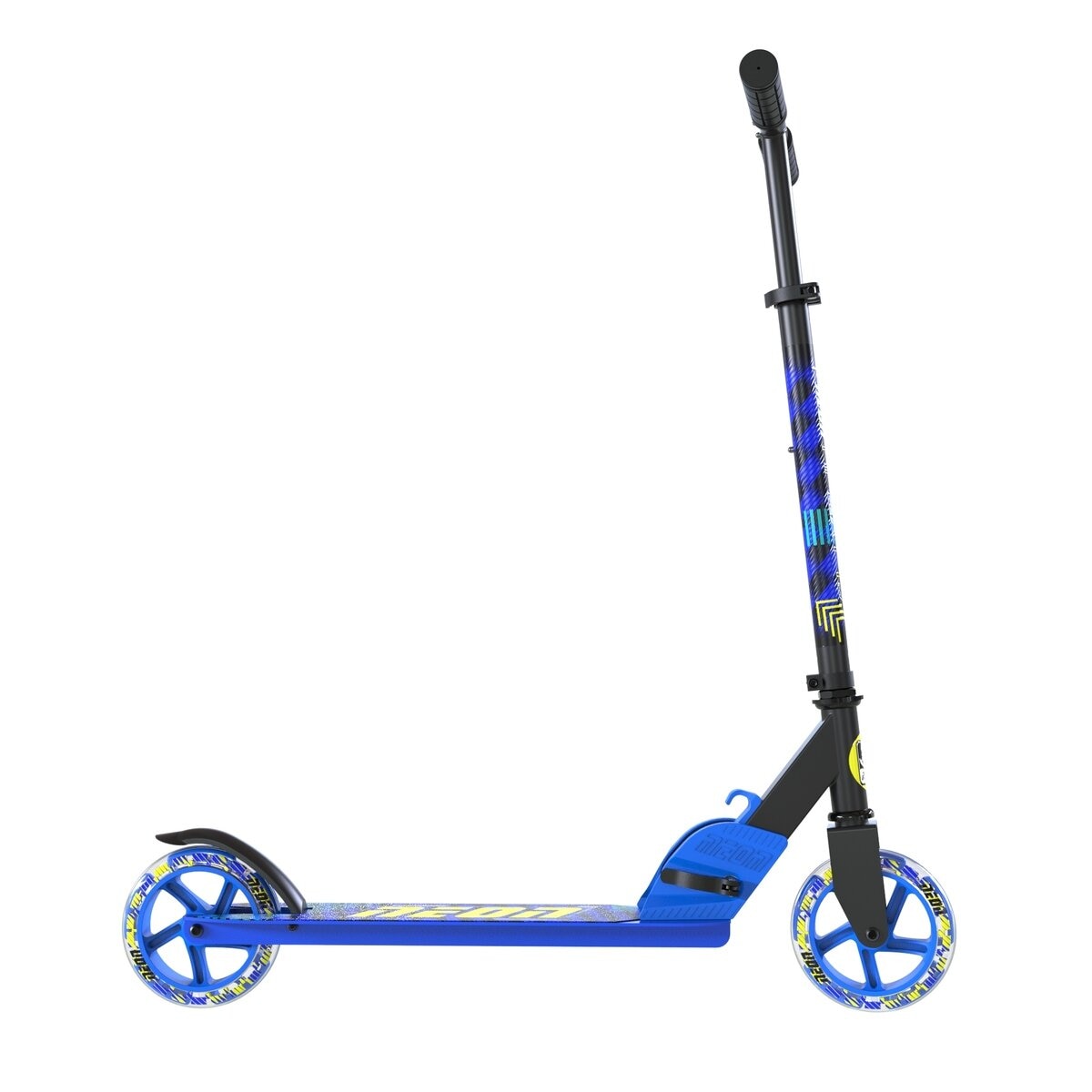ネオンAPEX タイヤが光るキックボード ブルー