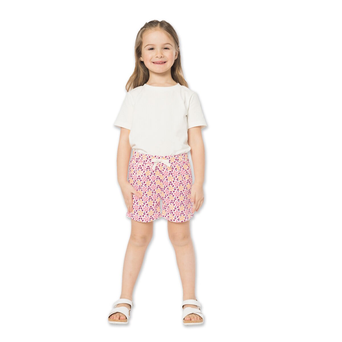 ペックル キッズ ショートパンツ ４枚組 スター/フローラル 12M