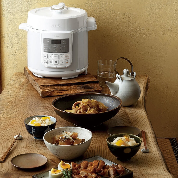 ⭐️エムケー精工 電気圧力鍋 ヘルシーマルチポット 4L EA-240W Amazon.co.jp: エムケー精工 電気圧力鍋 ヘルシーマルチポット EA-240K