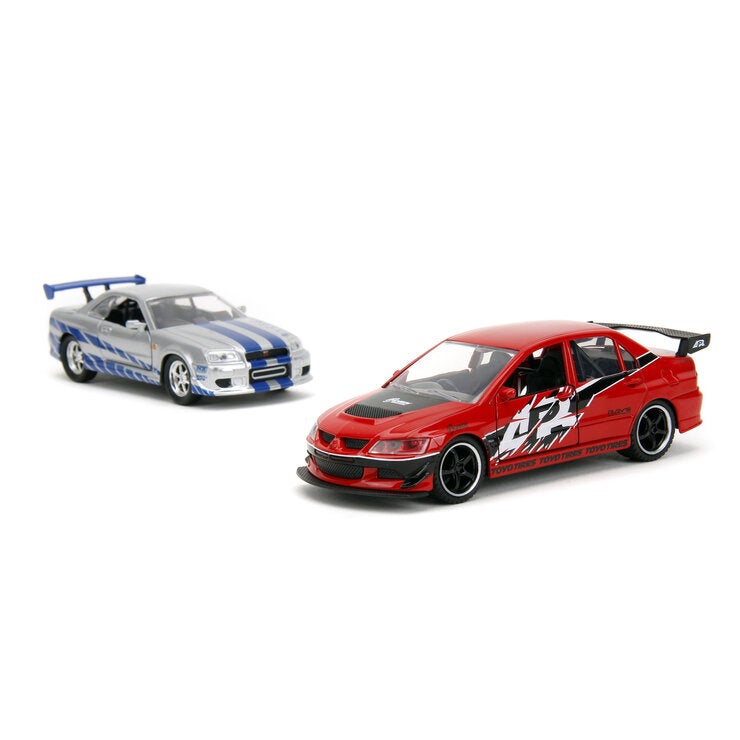 ワイルドスピード 1/32 ツインパック 三菱ランサー&日産NGTR ワイルドスピード 1/32 ツインパック 三菱ランサー&日産NGTR