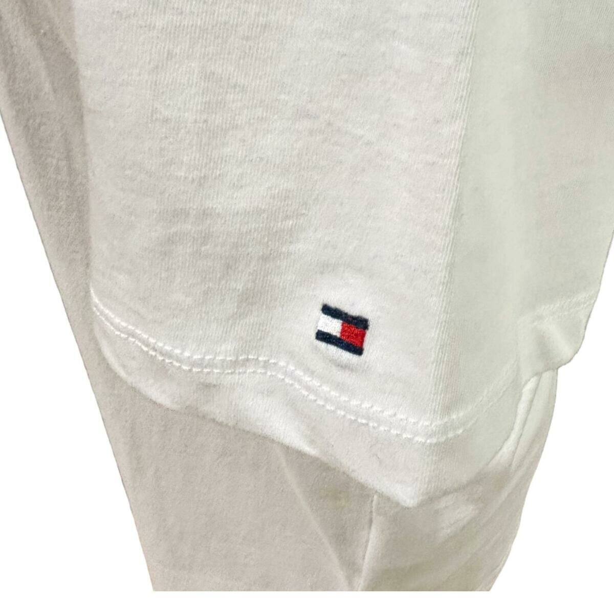 トミーヒルフィガー レディース フラッグ 半袖Tシャツ ホワイト M