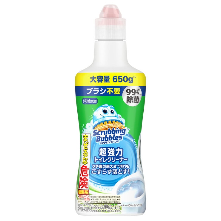 スクラビングバブル 超強力トイレクリーナー 650g x 6本 スクラビングバブル 超強力トイレクリーナー 650g x 6本