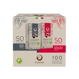 プント イタリア 紅茶 ネスプレッソ互換カプセル コンボパック 100カプセル (イングリッシュブレックファースト・アールグレイ）