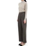 ボニスパックス レディース ワイドパンツ ダークカーキ XL