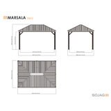 MARSALA 10ft X 12ft サンシェルター