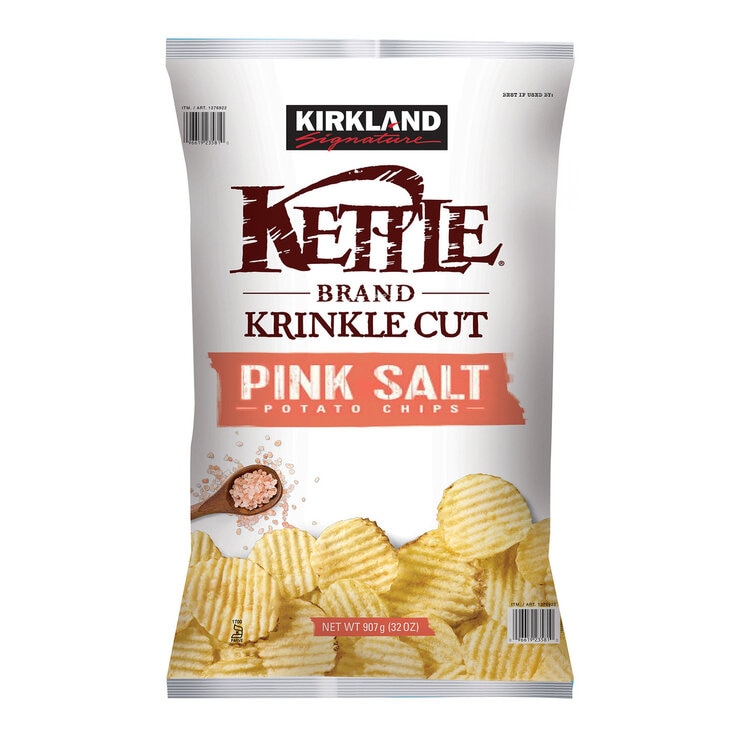 カークランドシグネチャー ケトル ピンクソルト ポテトチップス 907g