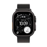 Apple Watch Ultra 3 Cellular 49mmブラックチタニウムケースとブラックチタニウムミラネーゼループ