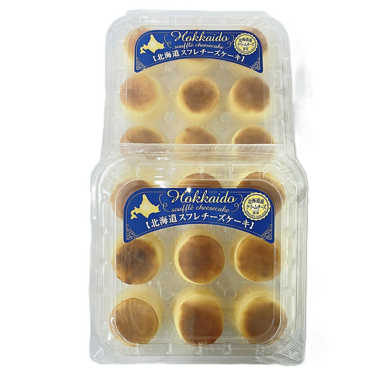 【冷凍】北海道産スフレチーズケーキ 18個
