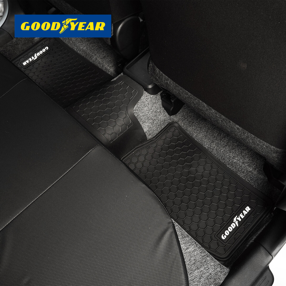 グッドイヤー トヨタ 160系 プロボックス サクシード ガソリン車用 オールウェザー ラバーフロアマット 5枚セット