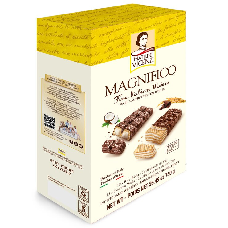 ヴィセンチ マニフィコ ライス&ココナッツ ウエハース 750g ヴィセンチ マニフィコ ライス&ココナッツ ウエハース 750g