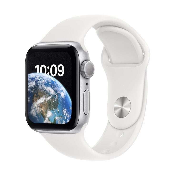 Apple Watch SE2 GPSモデル 40mm シルバーアルミニウムケースと