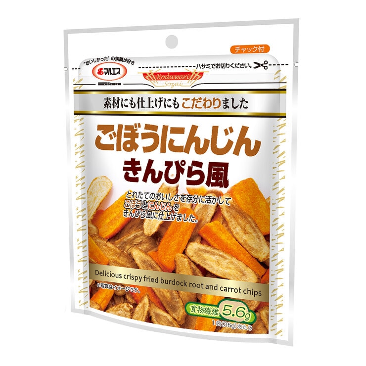 マルエス ごぼうにんじん きんぴら風 スナック 36g x 5