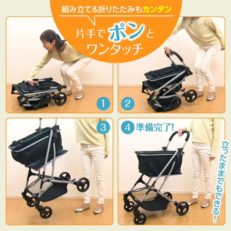 Ecoca ショッピングカート＋保冷マイバック セット