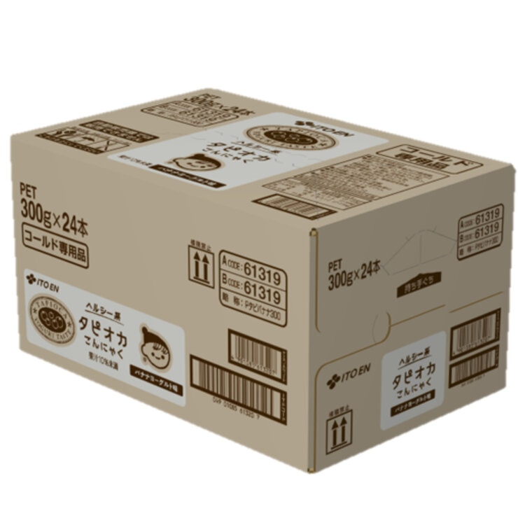 タピオカこんにゃく バナナヨーグルト味 300g x 24本 タピオカこんにゃく バナナヨーグルト味 300g x 24本