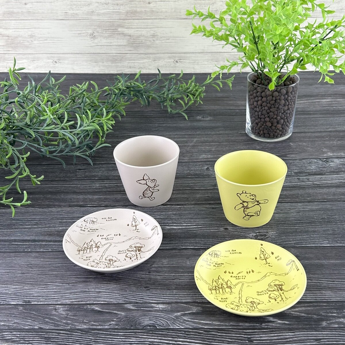 くまのプーさん カップ＆プレートセット 4個 | Costco Japan