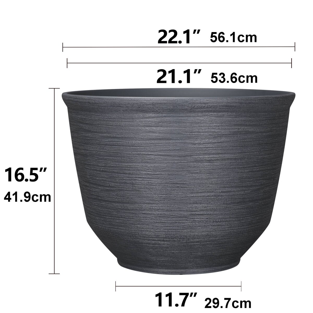 Blaire 56cm 樹脂製 プランター