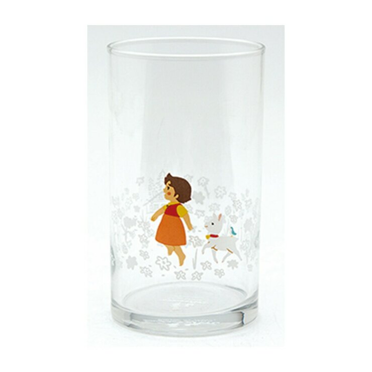 三郷陶器 アルプスの少女ハイジ ガラスタンブラー 250ml