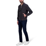 カルバンクライン メンズ フライトジャケット アイアン XL