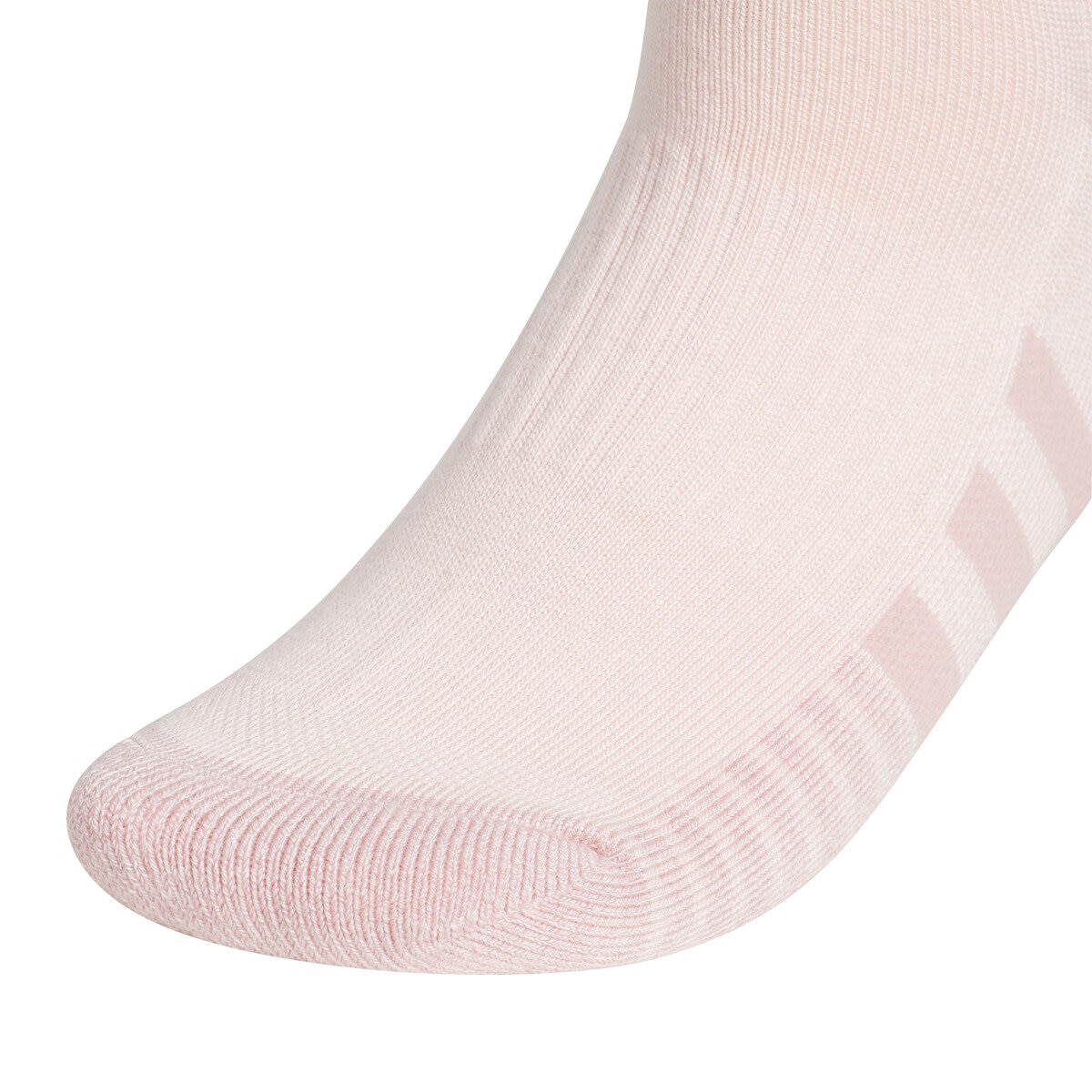 アディダス ウィメンズ クオーター ソックス 6足組 サンディピンク/クリアオニキスグレー/アルミナベージュ