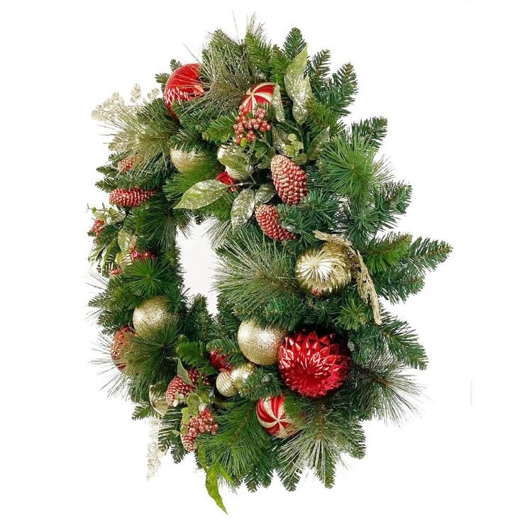 クリスマス デコレーションリース 直径約76cm クリスマス デコレーションリース 直径約76cm
