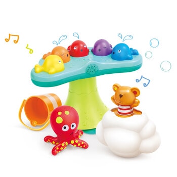 HAPE くじらたちの噴水パーティーとお風呂場セット