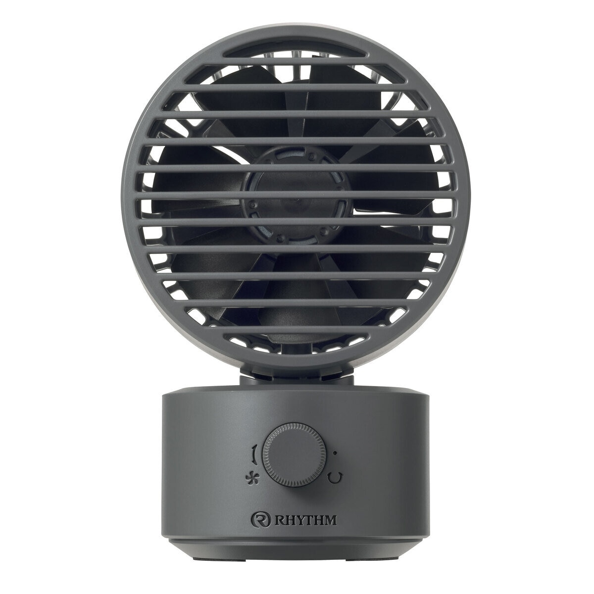 RHYTHM 卓上ファン Silky Wind Mini 9ZF038RH82 ダークグレー
