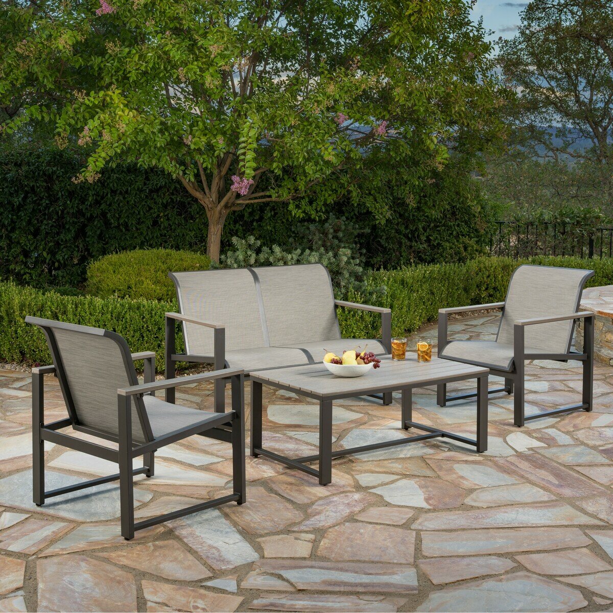 サンヴィラ Helio 屋外用家具 4点セット