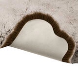 Mon Chateau フェイクファーラグ 60 x 177cm ブラウンティッピング