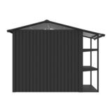 ソトリス コヤリス 屋外用 組立式物置 ブラックグレー ソトリス コヤリス 屋外用 組立式物置 ブラックグレー