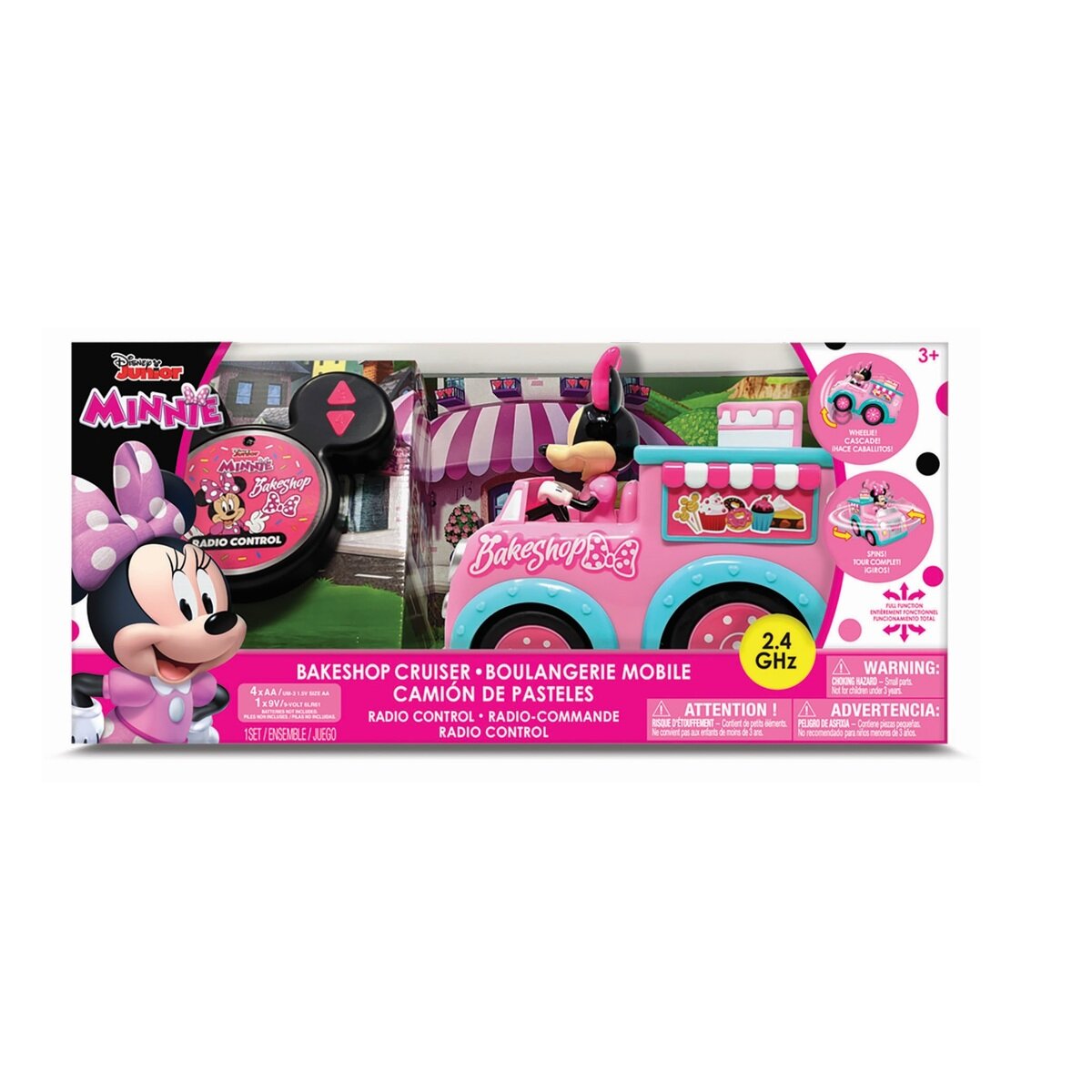 ディズニージュニア ラジコンカー ミニーのお菓子屋さんトラック