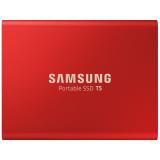 SAMSUNG 外付けSSD T5 1TB MU-PA1T0R レッド