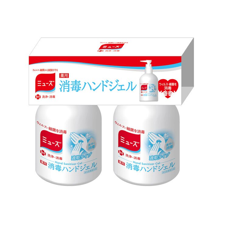 ミューズ 消毒ハンドジェル 200 mL x 2 本 ミューズ 消毒ハンドジェル 200 mL x 2 本