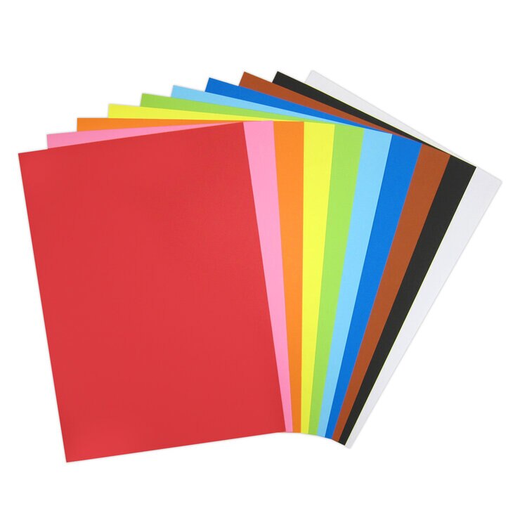 色画用紙セミB4 10枚 x 10冊 253×352mm 色画用紙セミB4 10枚 x 10冊 253×352mm