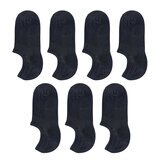 ココピタ スニーカーソックス 7足組 ブラック 23-25cm