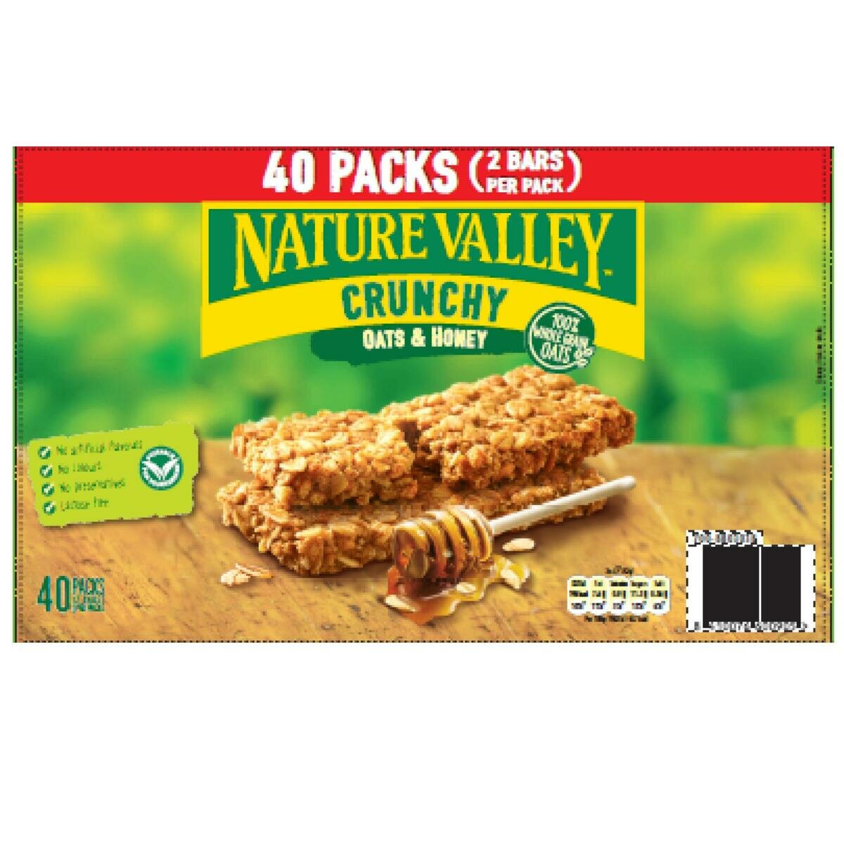 ネイチャーバレー クランチー オーツ&ハニー 40袋入り ネイチャーバレー クランチー オーツ&ハニー 40袋入り
