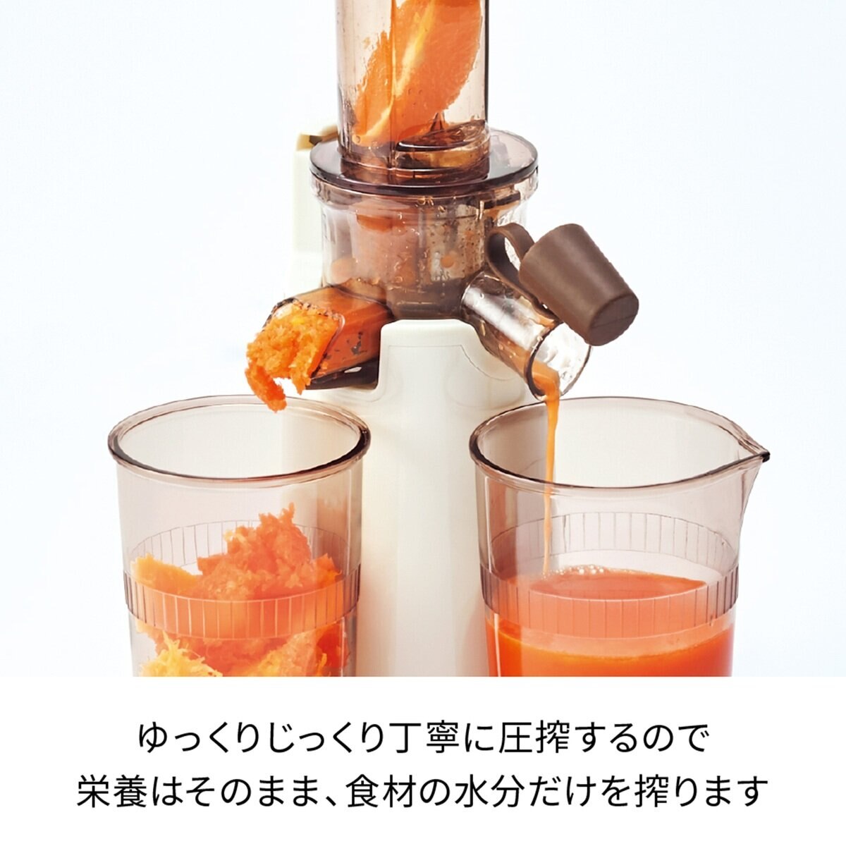 レコルト コールドプレスジューサー ミニ RCJ-1(W)