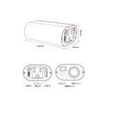 車載インバーター 150W シガーソケット ACコンセント 車内用 USB-C ポート PD20W USB-A ポート 18W スマホ タブレットを急速充電 車載インバーター 150W シガーソケット ACコンセント 車内用 USB-C ポート PD20W USB-A ポート 18W スマホ タブレットを急速充電