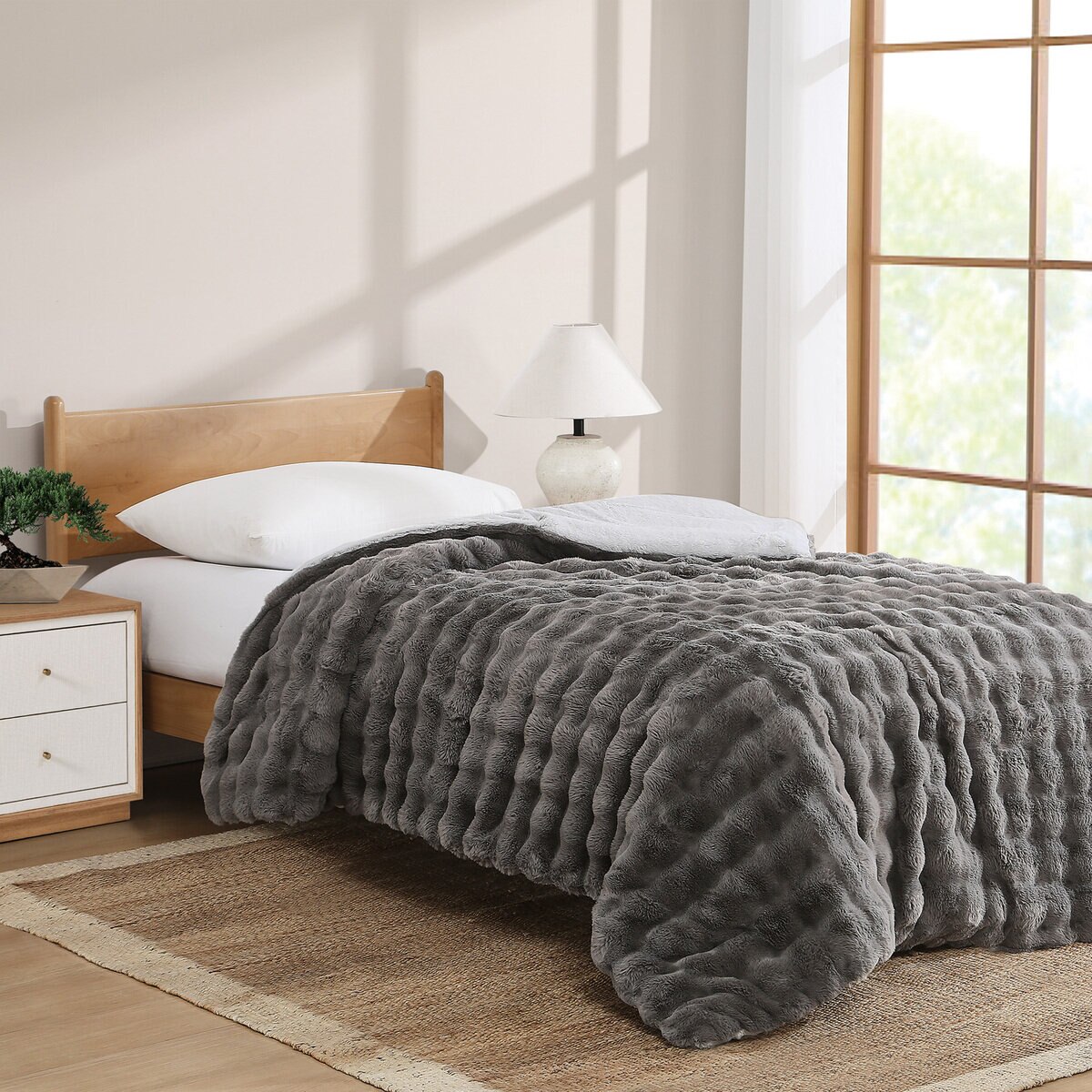 掛け布団 7点セット ジャカード柄 カリフォルニアキングサイズ Ⓣ HOTEL LIKE INTERIOR 400TC Botanical Jacquard / ホテルライク