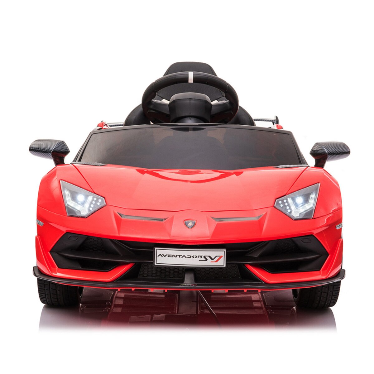子ども用電動乗用 ランボルギーニ アヴェンタドールSVJ レッド