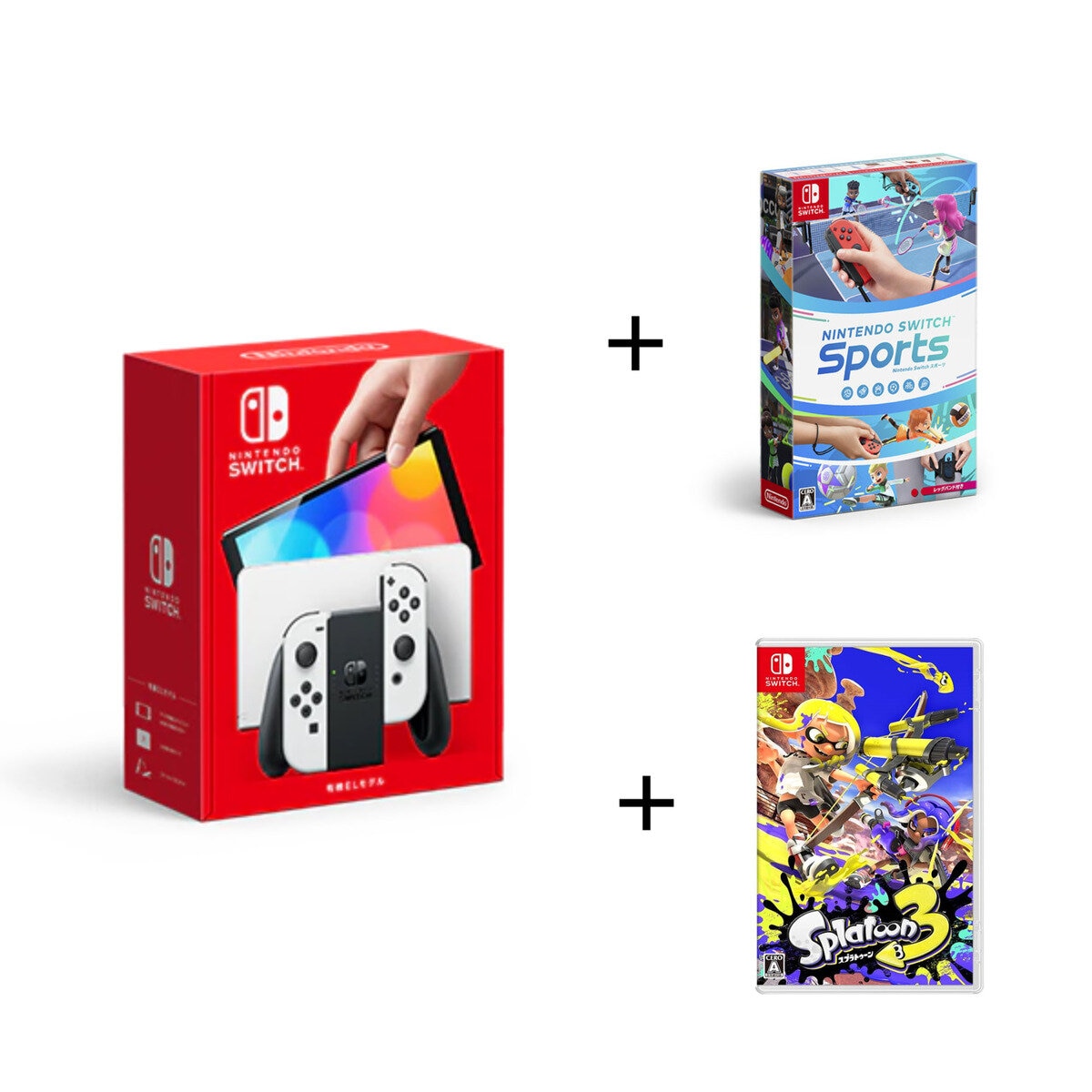 新品Nintendo Switch 有機ELモデル ネオン ホワイト 即配 3台