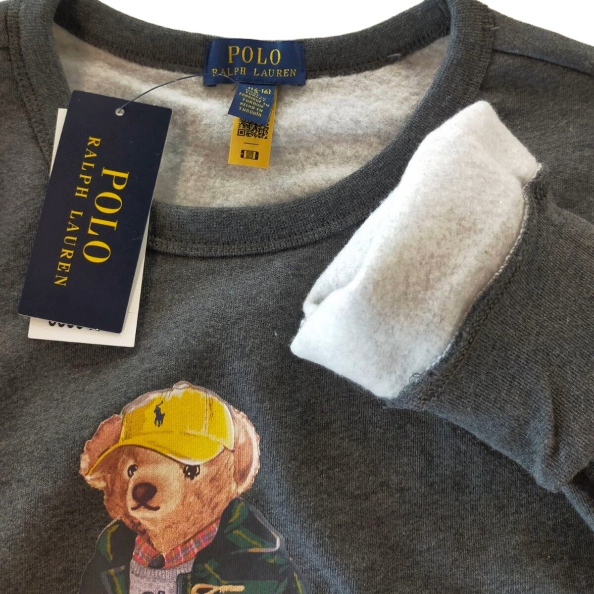 ポロ ラルフローレン キッズ スウェットシャツ ウィンザーヘザー XL
