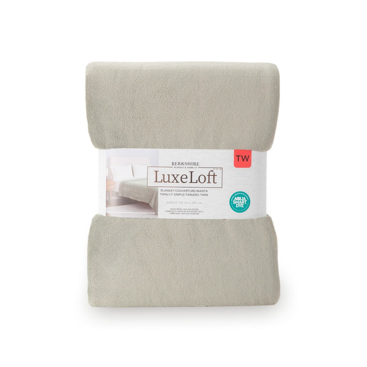 リュクスロフト ブランケット シングルサイズ 150cm x 200cm ファームハウスセージ