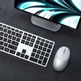 Satechi キーボード (iPadOS/iOS/Mac向け) 英語配列 テンキー無し シルバー