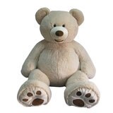 クマのぬいぐるみ 約134cm クリーム