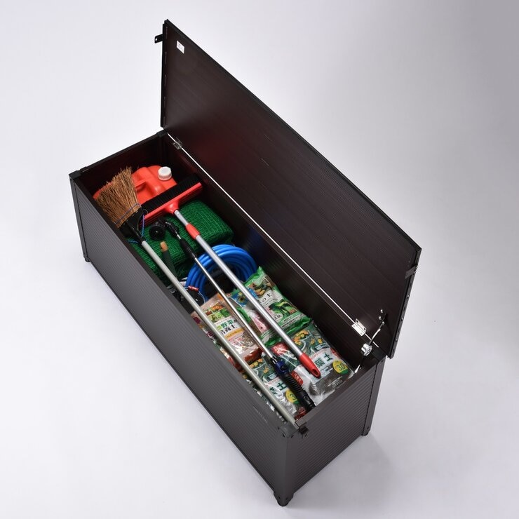 グリーンライフ アルミベンチストッカー 幅144cm ABS-144P | Costco Japan