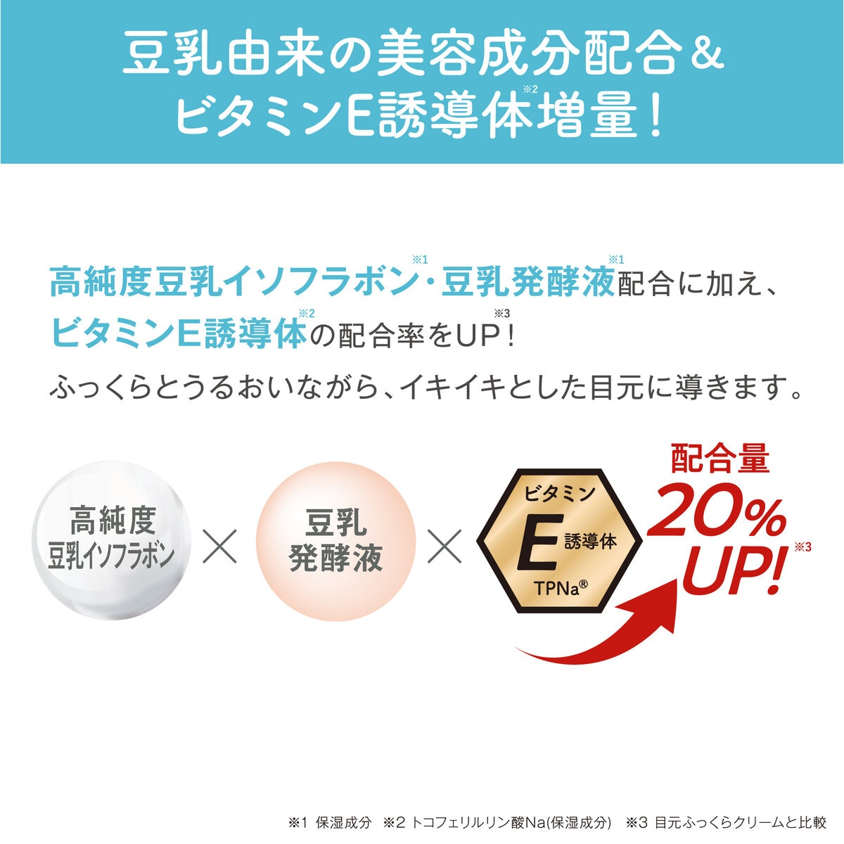SANA なめらか本舗 豆乳イソフラボン 目元ふっくらクリーム 30g x 3
