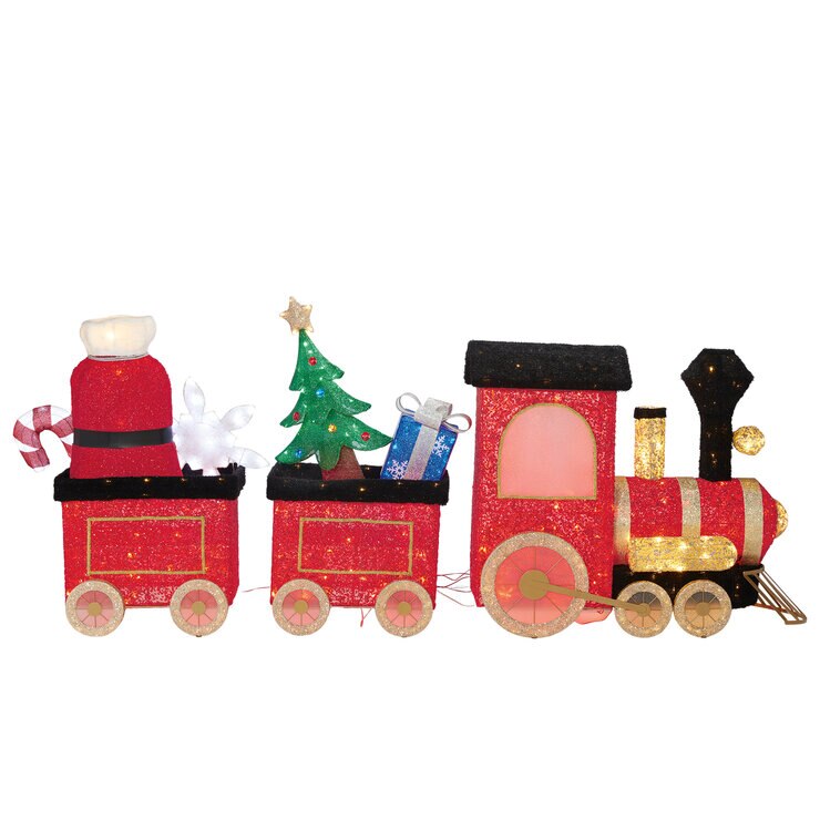 コストコクリスマス装飾 列車セット LEDライト 3ピース クリスマス列車3車 LED | Costco Japan