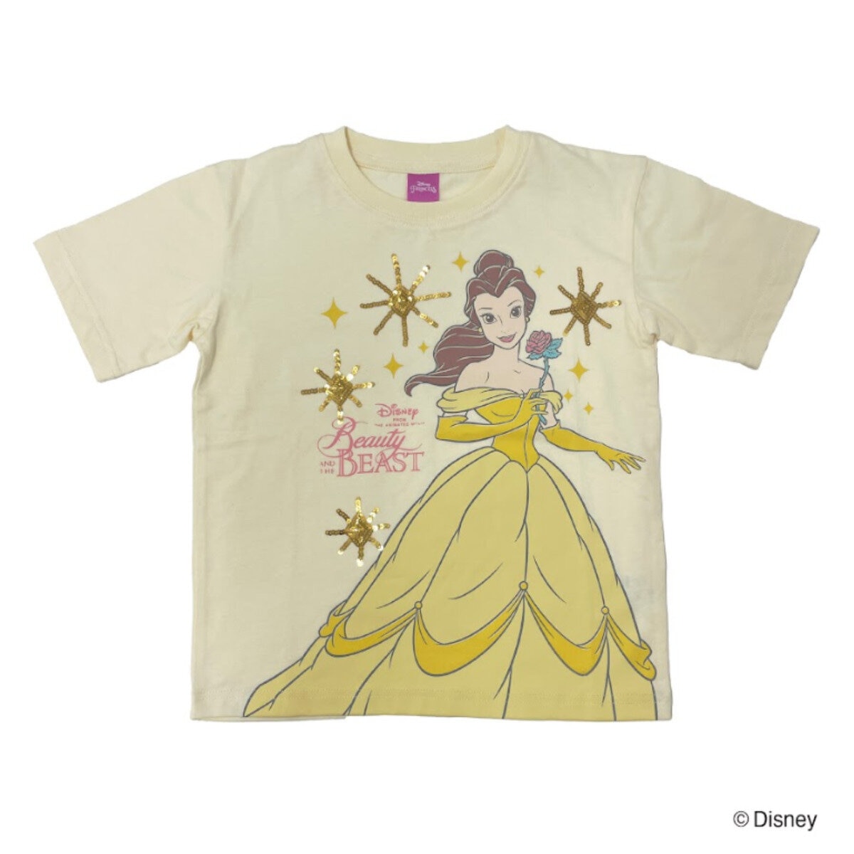 ディズニー / キッズ Tシャツ 2枚入り/ ベル 110cm ディズニー / キッズ Tシャツ 2枚入り/ ベル 110cm